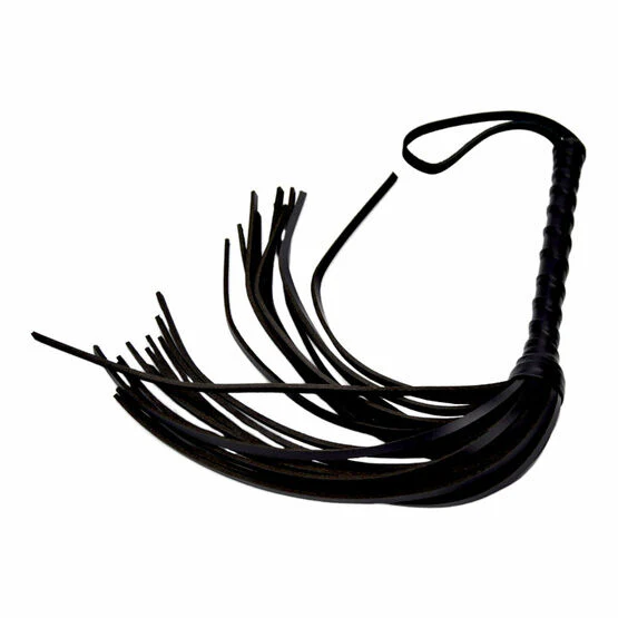 BOUND Leather Flogger Whip with Adjustable Intensity and Soft Leather Materials - Image 2