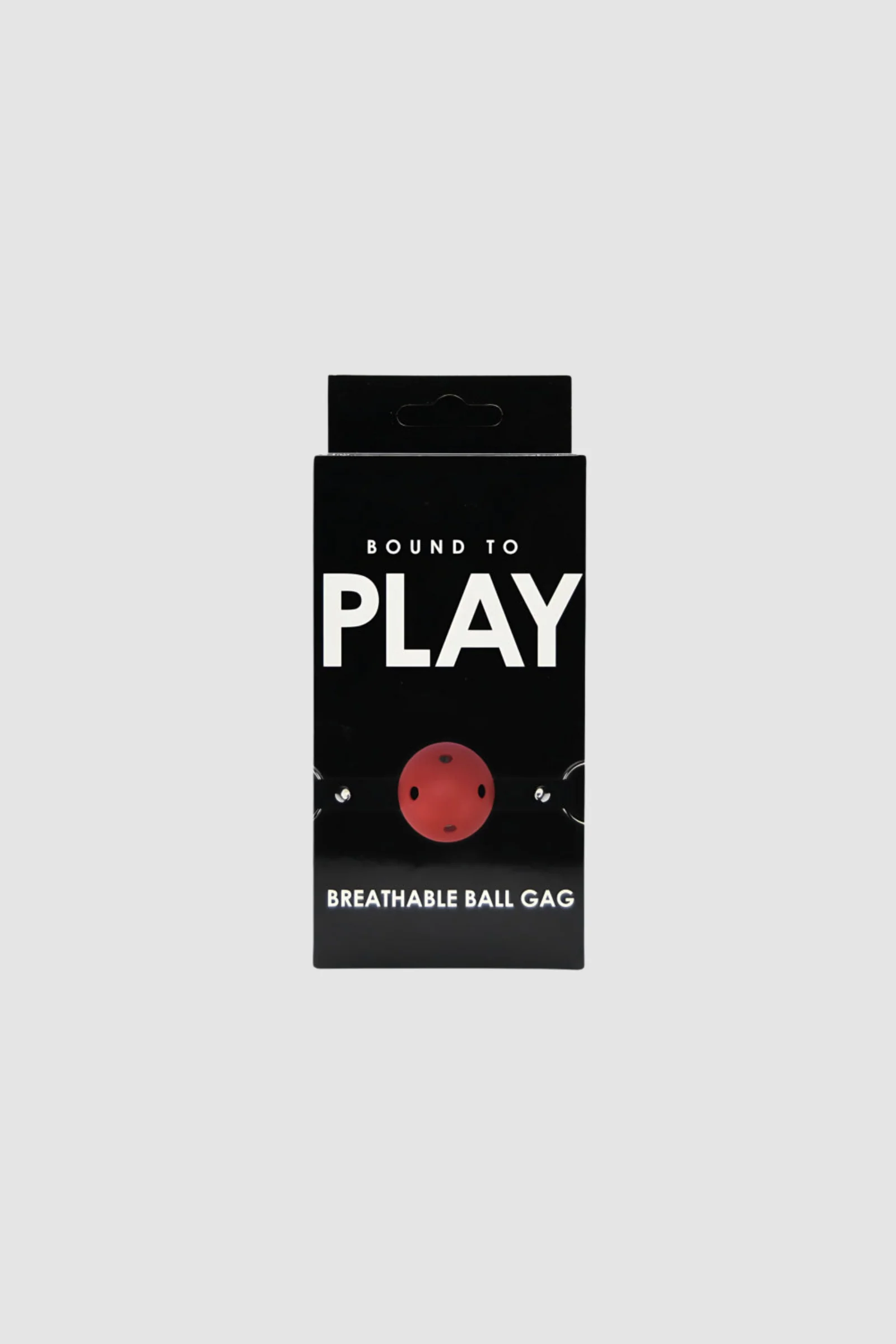 Bound to Play Breathable Ball Gag - Adjustable 4.5cm Gag for Beginners & Power Play, Red/Black - Image 8