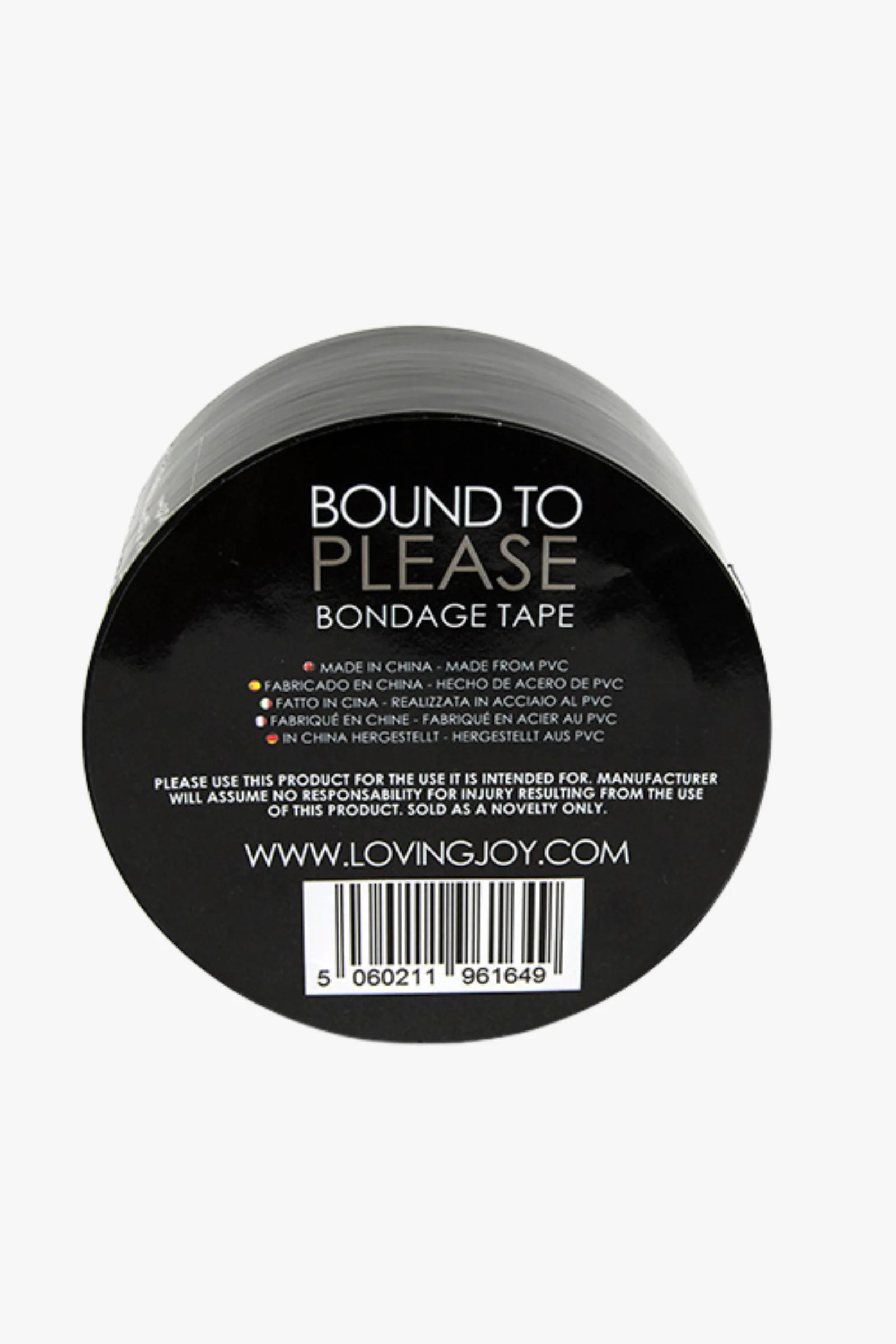 Bound to Please Bondage Tape Black - Self-Stick PVC Restraint for Beginners & Advanced - Image 5