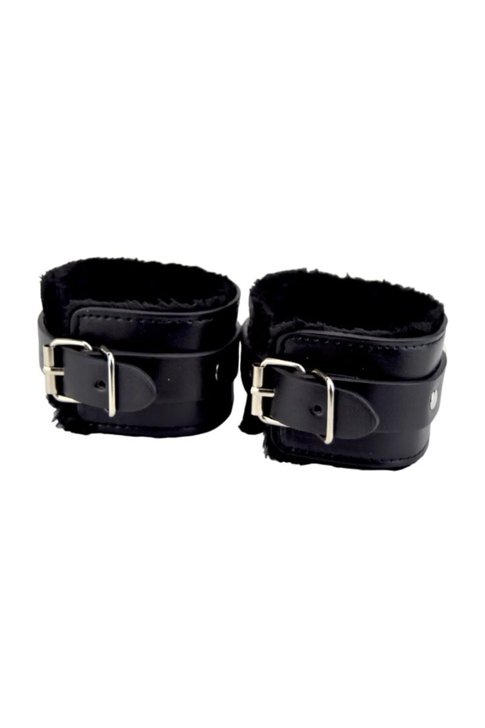 Bound to Please Furry Plush Wrist Cuffs - Stylish and Comfortable BDSM Restraints - Image 5