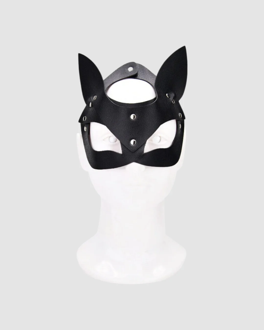 Bound to Play Kitty Cat Face Mask - Adjustable Fit, PU Leather, Multiple Colors - Image 2