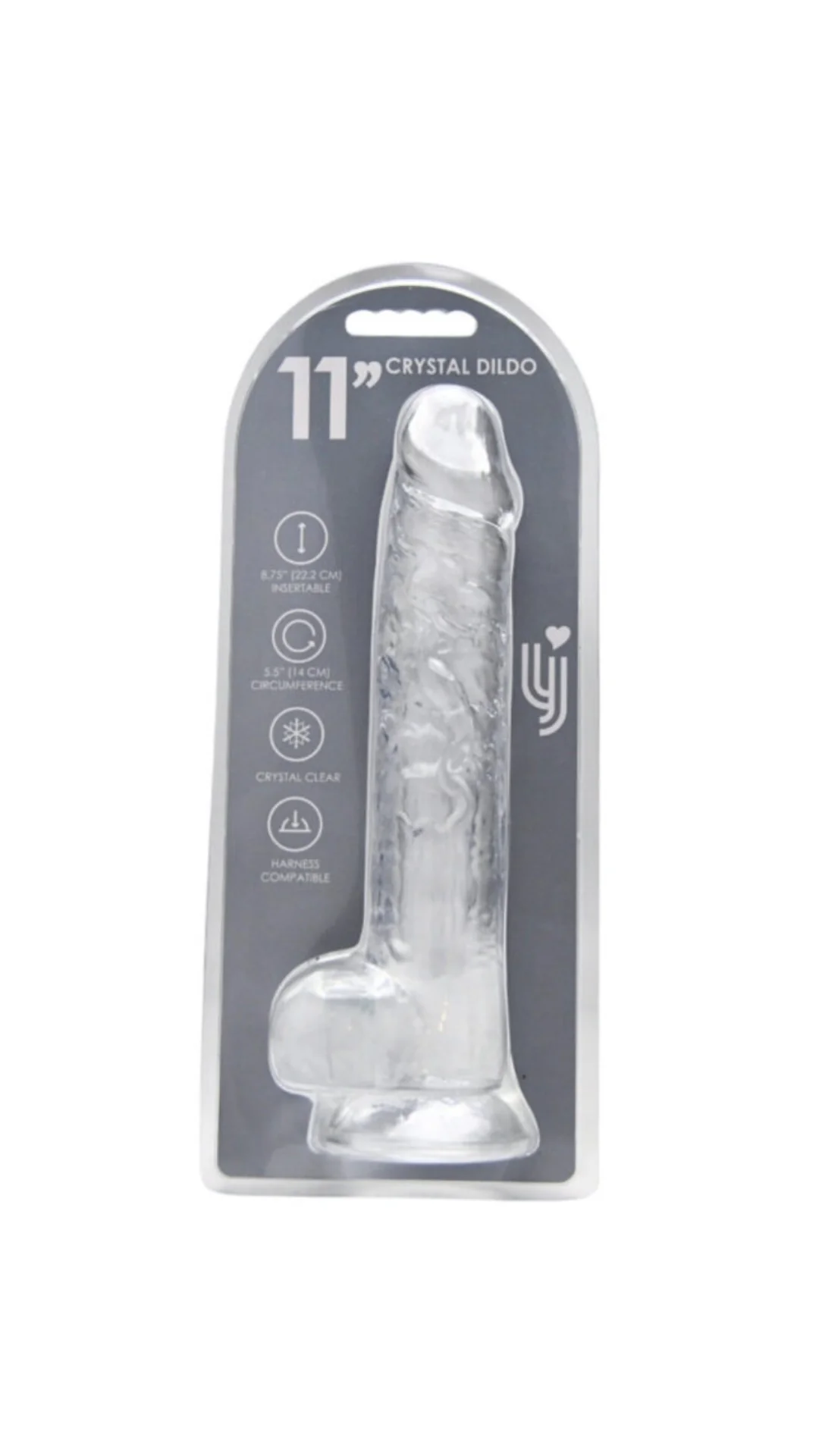 Crystal Clear Realistic Jelly Dong with Balls by Loving Joy - Image 8