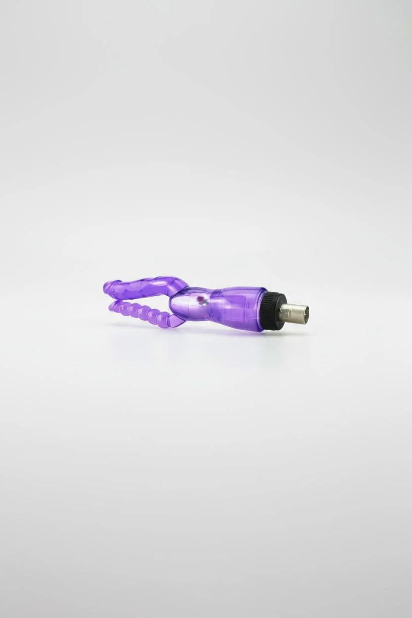 Double Vibe Fuck Machine Accessory - TPR & ABS Material, Lightweight - Image 2
