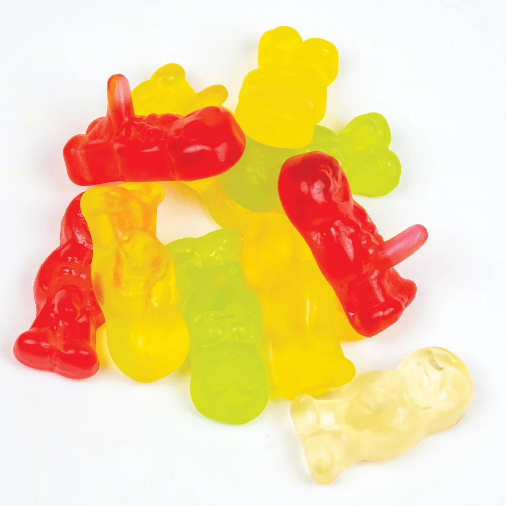 Gummy Adult Jelly Sweets, Willies or Sexy Men - 24 Fruit Flavoured Jelly Sweets Perfect For Fun Adult Occasions - Image 5