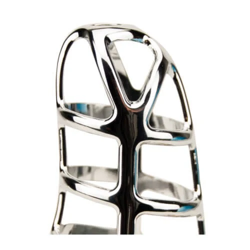 Impound Gladiator Male Chastity Device with 3 Base Rings & Padlock - Image 3