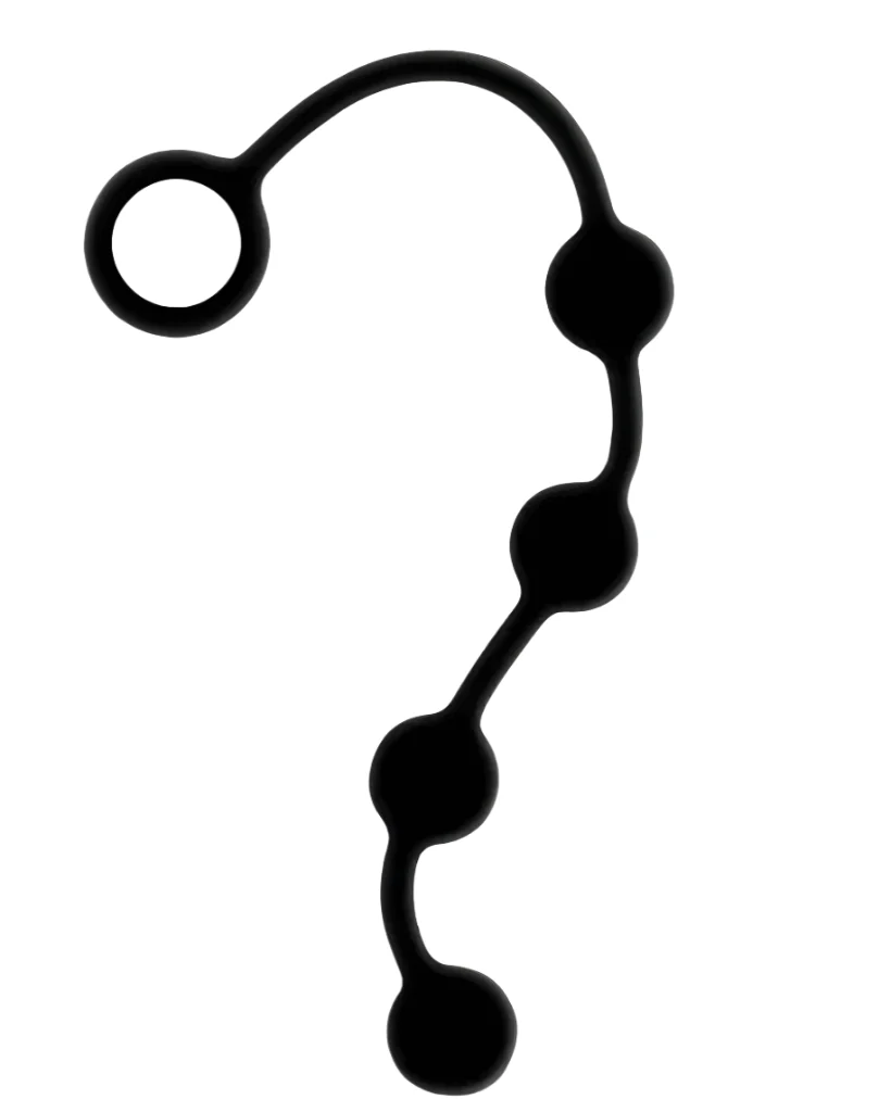 Large Silicone Anal Beads for Advanced Play in 3 Sizes by Scandals - Image 5