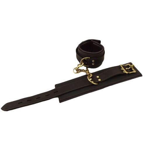 Nubuck Leather Ankle Restraints for Exhilarating Bondage Experience - Image 4