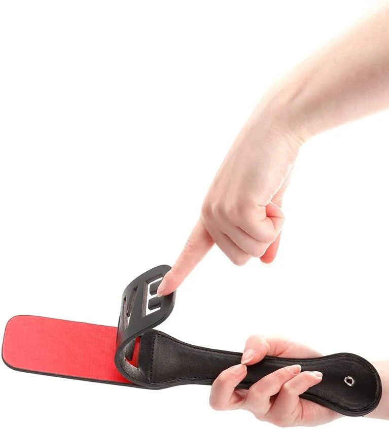 LOVE Imprint Paddle - Premium Faux Leather, Flexible Design for Lasting Impressions on Skin - Image 3