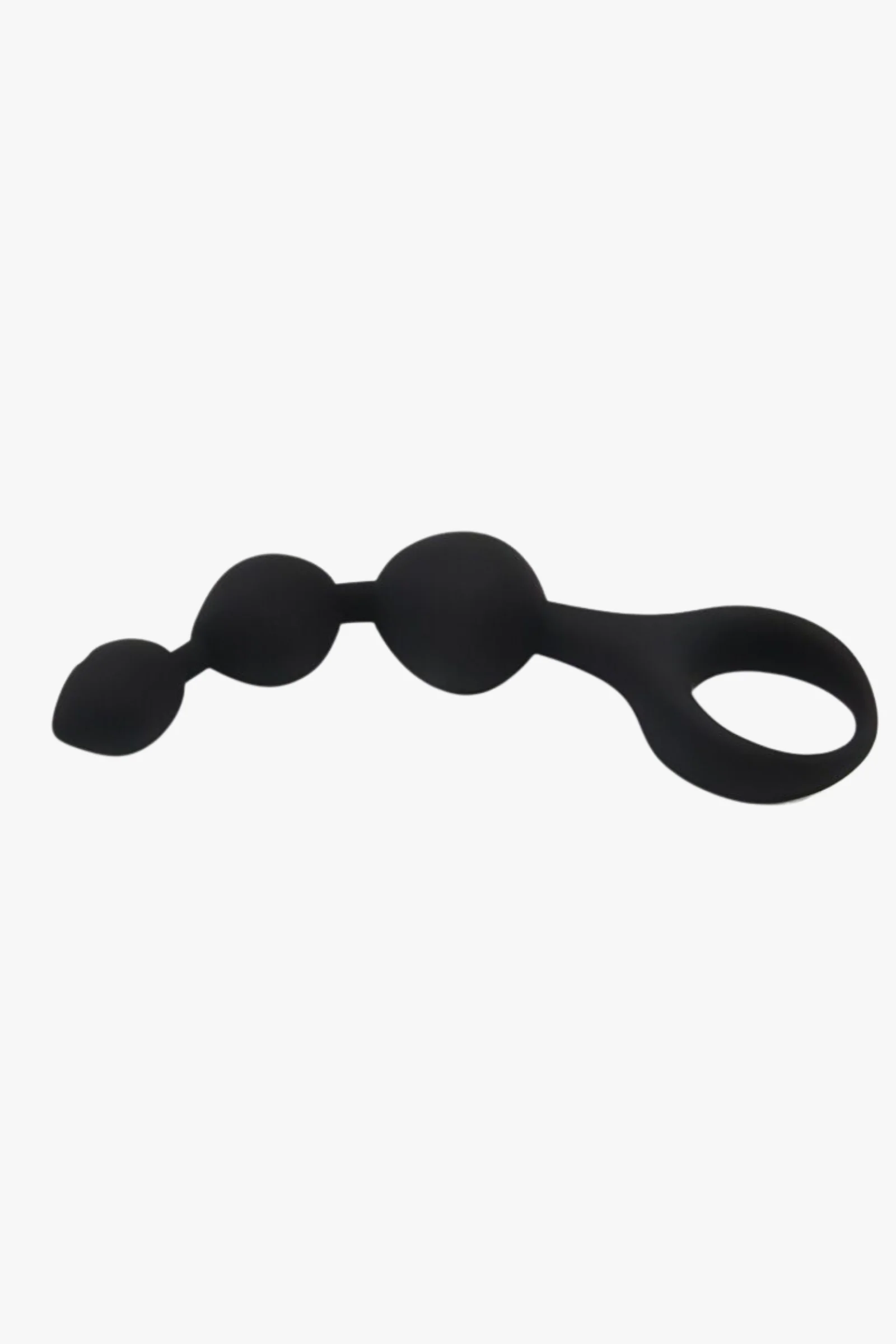 Triple Ripple Silicone Anal Beads Set - Gradually Increase for Sensory Pleasure - Image 8