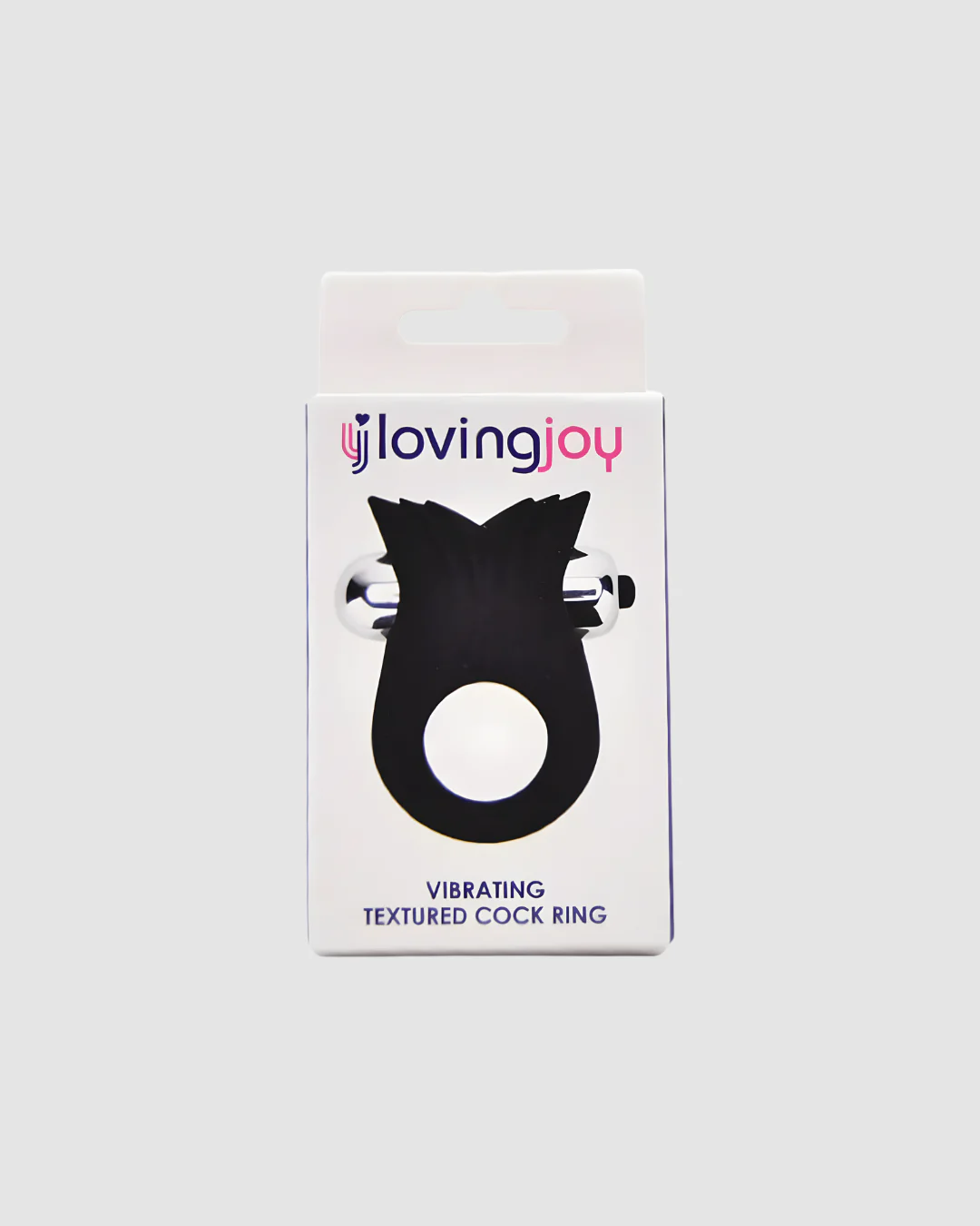 Loving Joy Silicone and Textured Vibrating Cock Ring - Image 4