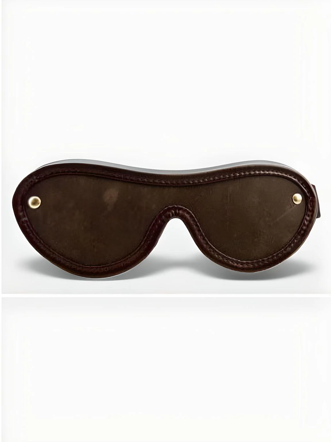 Nubuck Leather Blindfold for Sensory Deprivation & Restraint - Image 2
