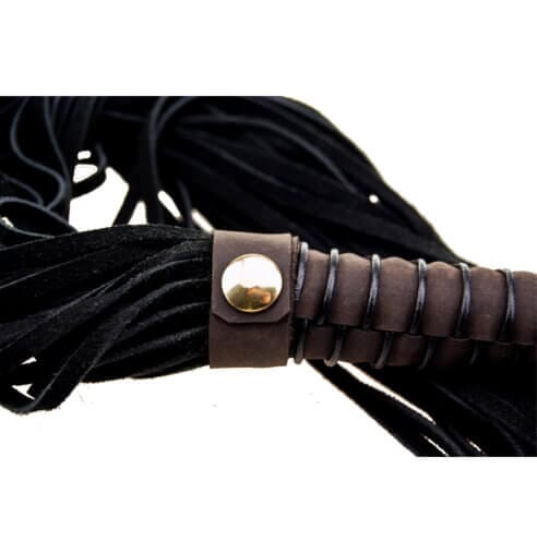 Powerful Nubuck Leather Flogger - Satisfy Your Desires - Image 2