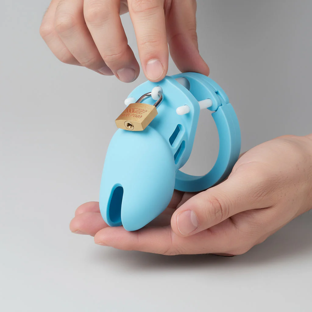 Silicone Cock Chastity Cage - Image 4