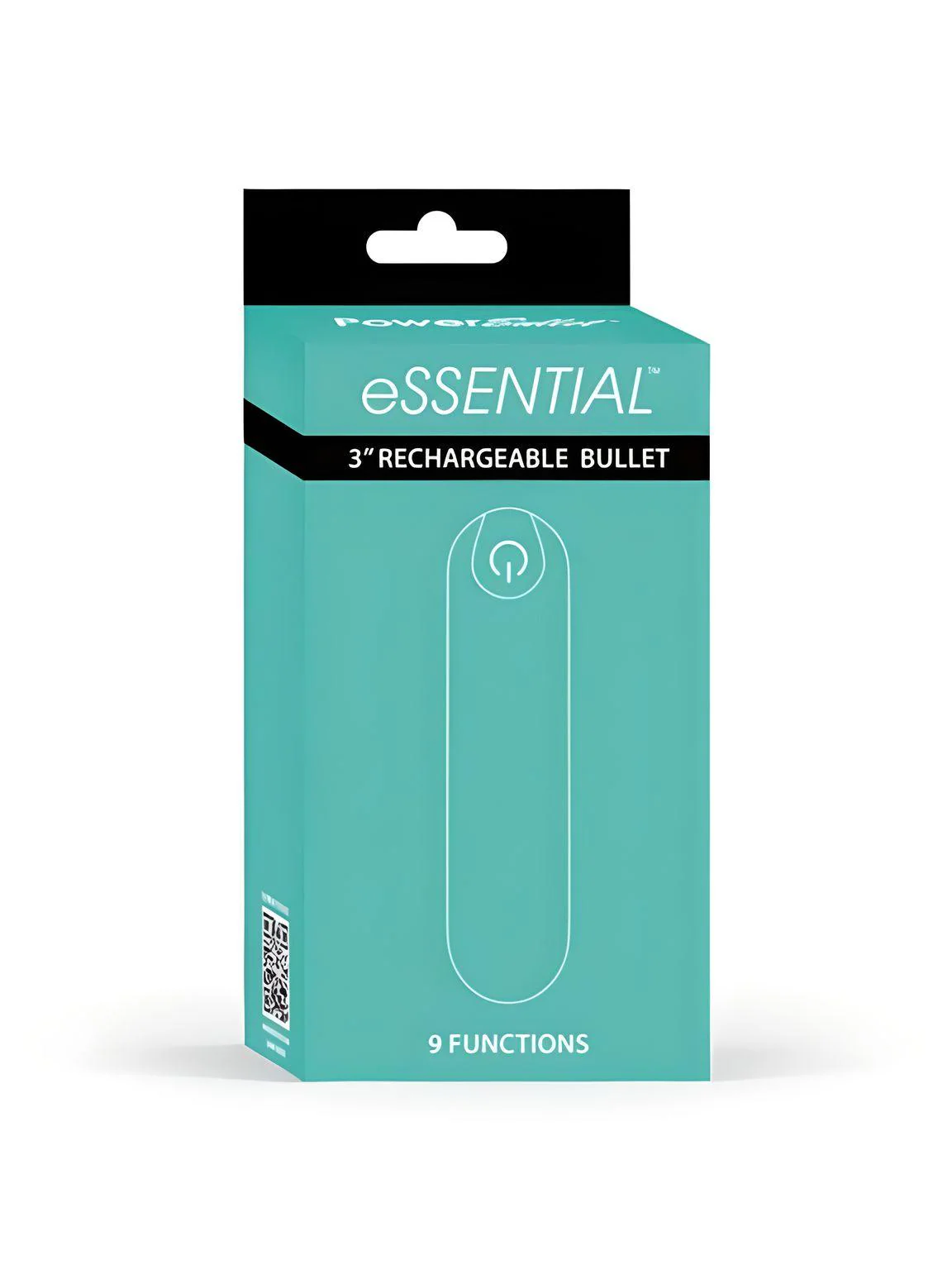 Power Bullet Essential Rechargeable Bullet Vibrator 3.5" with 9 Vibration Functions - Teal - Image 5