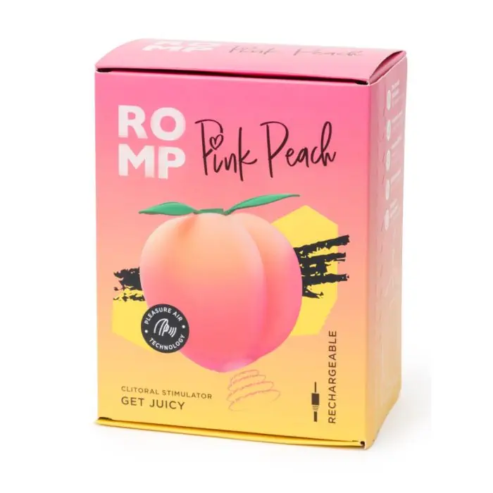 ROMP Pink Peach Clitoral Vibrator - Image 2