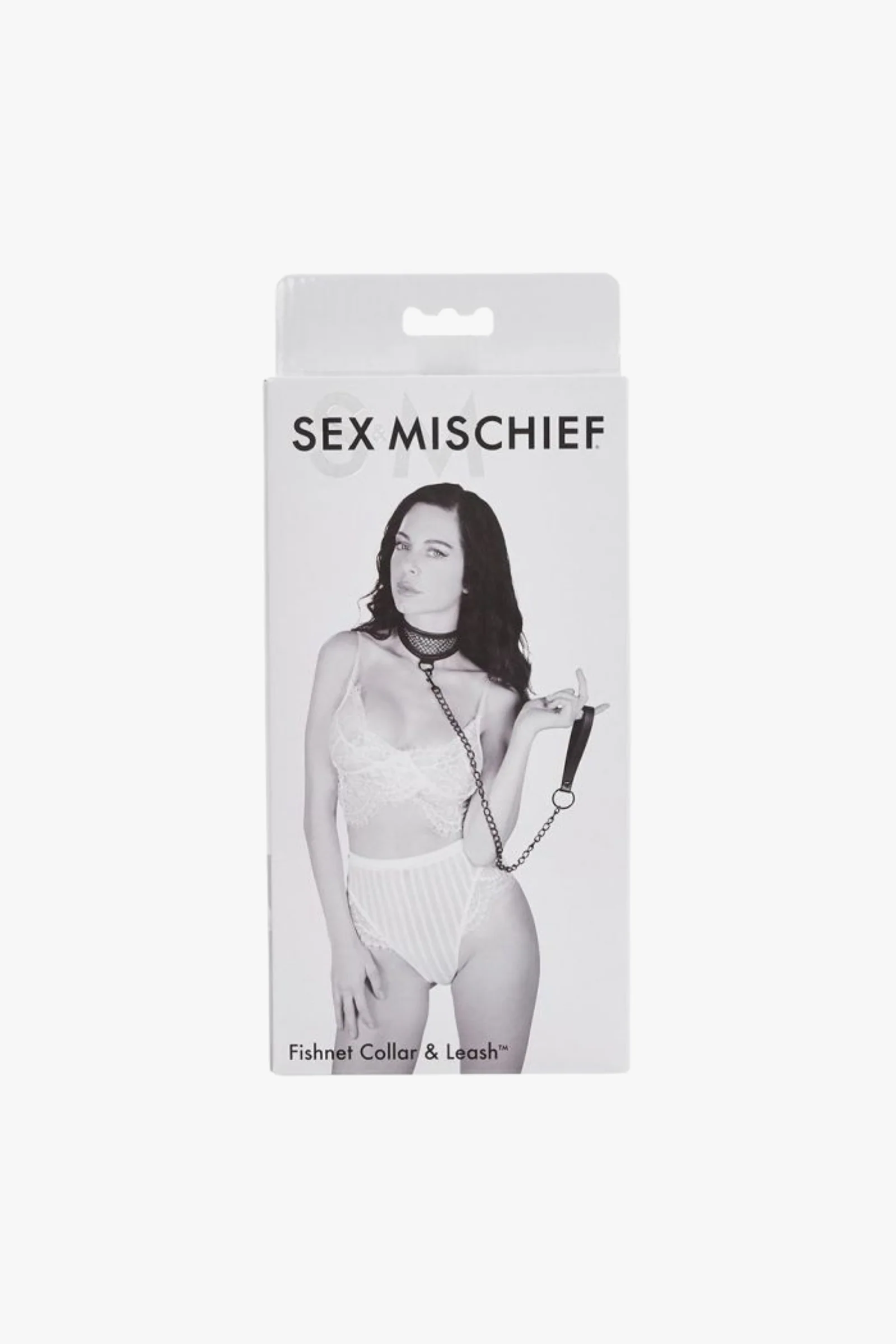 S&M Fishnet Collar & Leash Bondage Set - Image 7