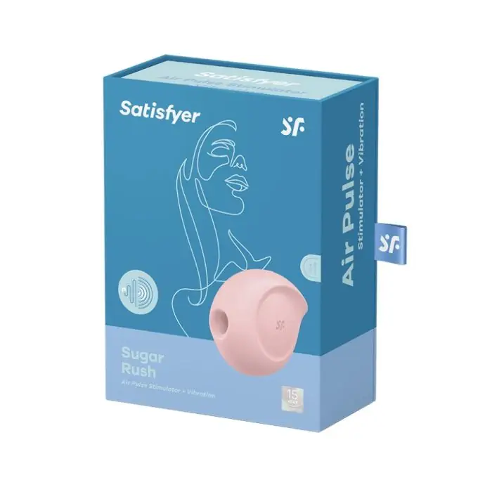 Satisfyer Sugar Rush Air Pulse Clitoral Stimulator – Rechargeable Silicone - Image 2