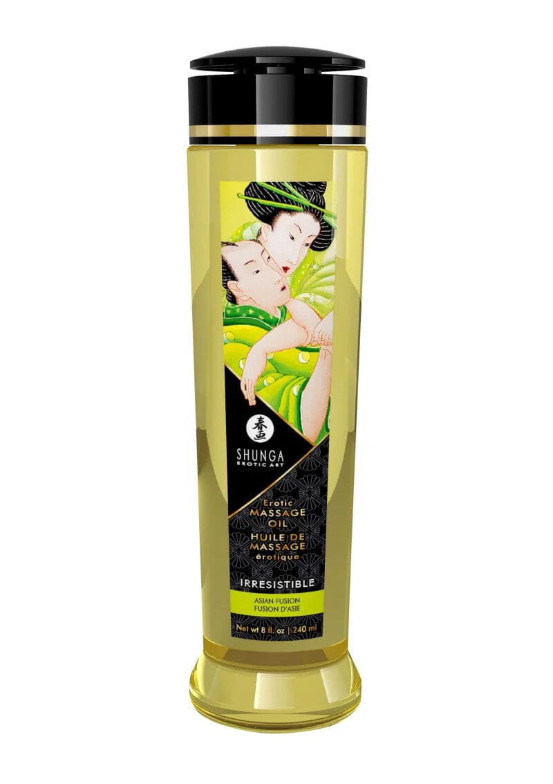 Shunga Erotic Massage Oil (240ml)- 100% Natural Cold-Pressed Oils with Vitamin E, Non-Greasy & Pore-Friendly 240ml - Image 5