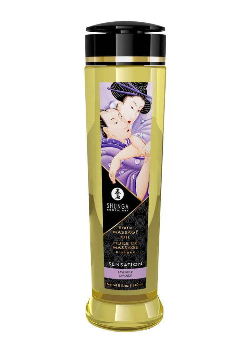 Shunga Erotic Massage Oil (240ml)- 100% Natural Cold-Pressed Oils with Vitamin E, Non-Greasy & Pore-Friendly 240ml - Image 6