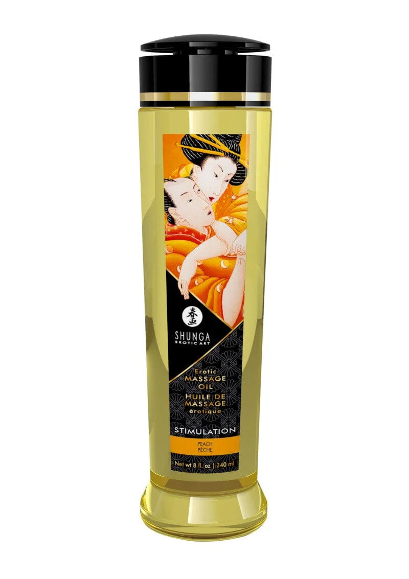 Shunga Erotic Massage Oil (240ml)- 100% Natural Cold-Pressed Oils with Vitamin E, Non-Greasy & Pore-Friendly 240ml - Image 7