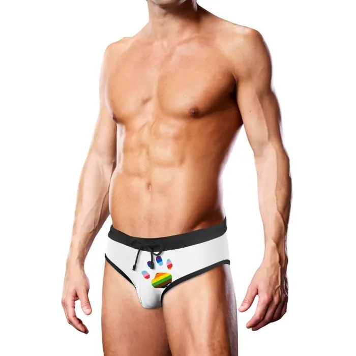 Prowler Swim Brief Black Oversized Paw - Image 3