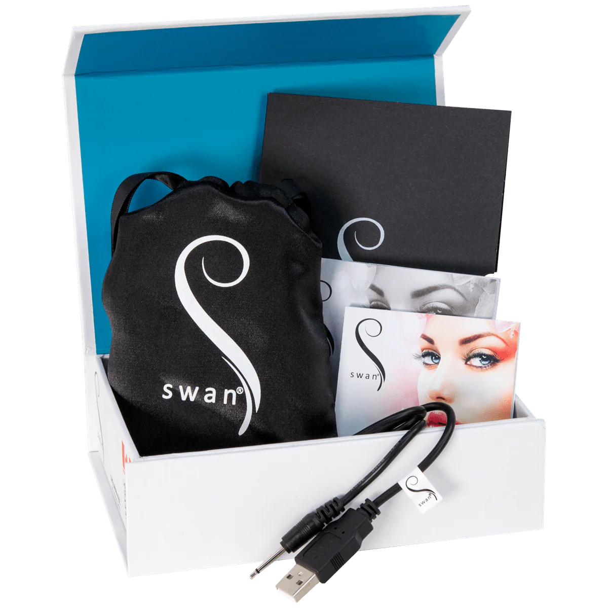 The Swan Curve - Squeeze Control G-Spot Vibrator in Teal - Image 7