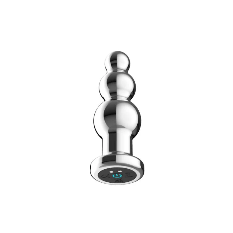 Toosh Remote Controlled 10 Speed Metal Vibrating Anal Beads with Magnetic USB Charger - Image 7