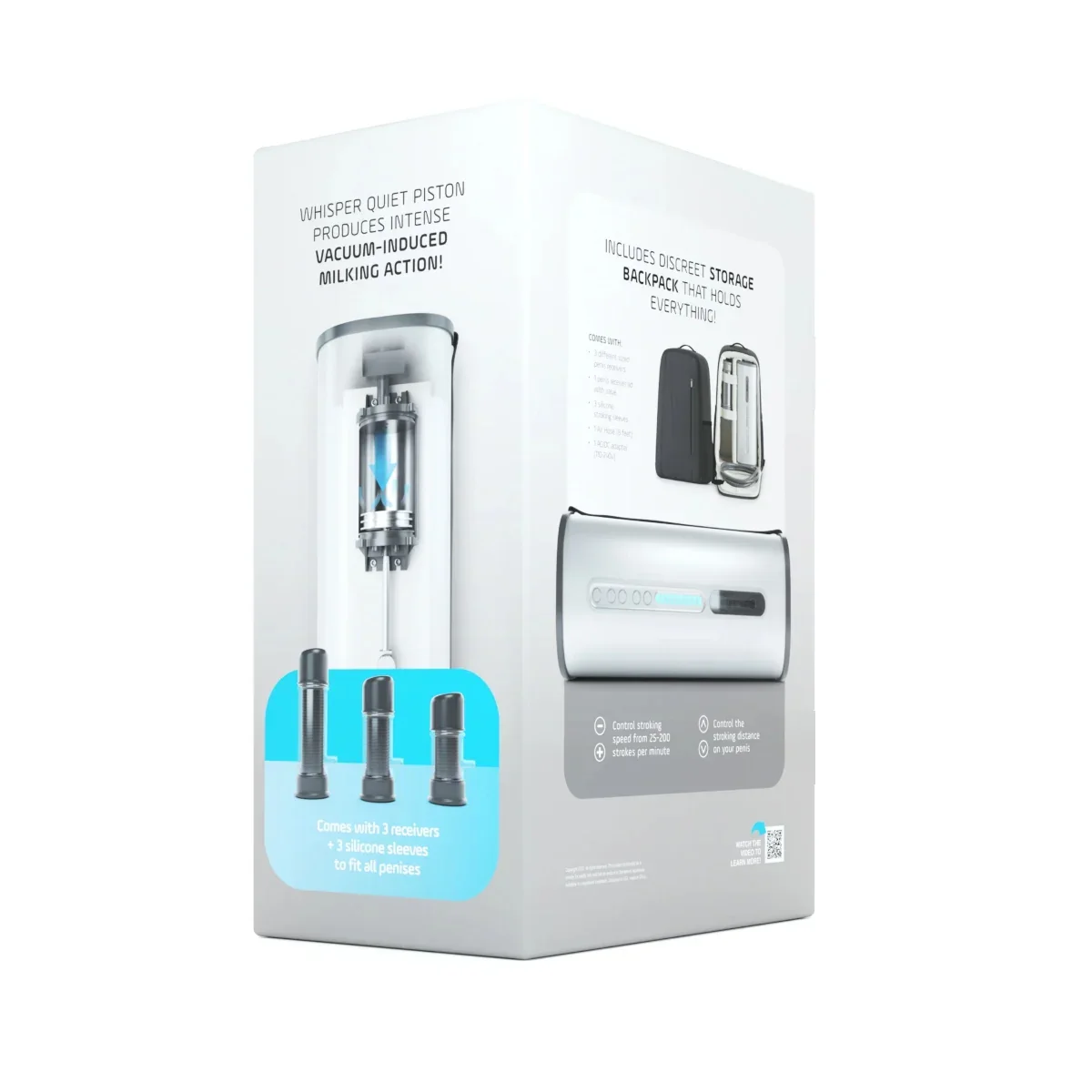 VacuGLIDE Autoblow: Premium Suction-Aided Milking Machine with Customizable Features, 3 Sleeves - Image 7